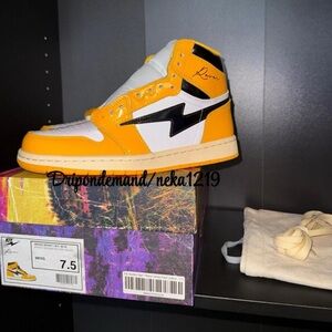 Kiy Studios High “Yellow Candy Paint” Men Size 7.5